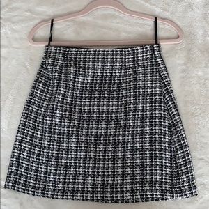 Chanel inspired tweed mini skirt size 4